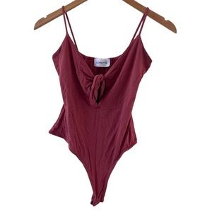 💛💛 4/$25 Loretta rust colored bodysuit/ small